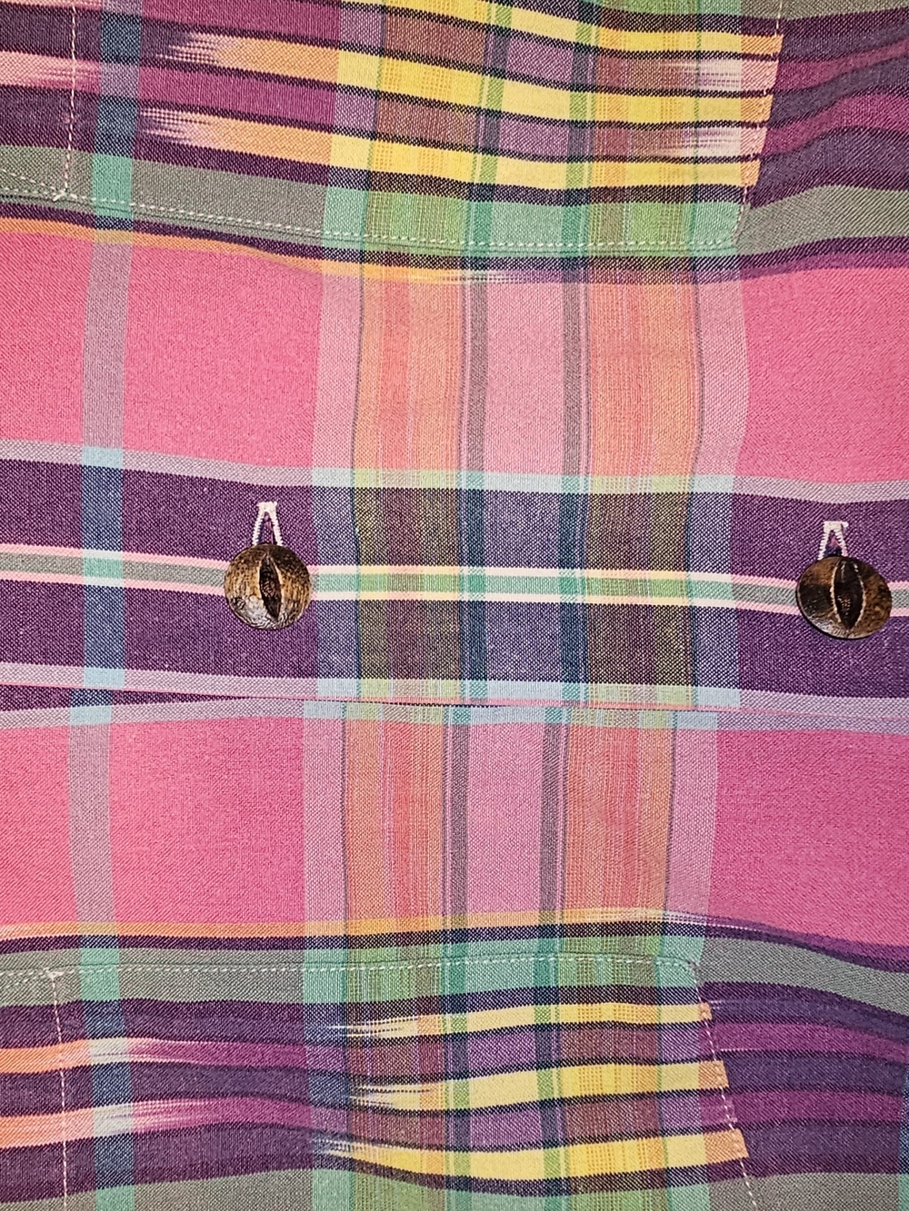Polo by Ralph Lauren Pink Plaid Short-Sleeve Button-Down Shirt - Picture 4 of 5